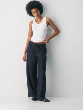 Aritzia Lodge pant cruiselinen dark night navy xs short